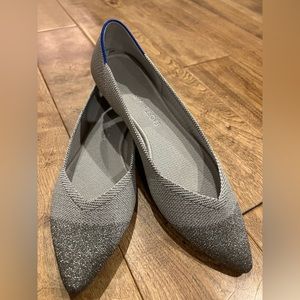 Rothy’s pointed flat - size 9 1/2, very gently worn ONE time.